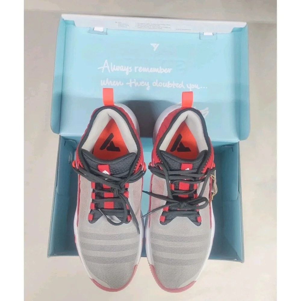 Adidas Trae Unlimited Men’s Sz 10.5 Basketball Shoes  IF5611 Gray/Red New In Box